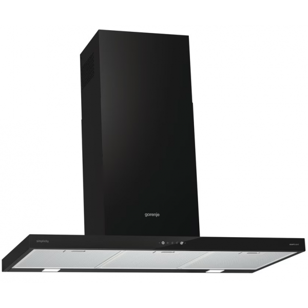 Gorenje 90cm 煙囪式抽油煙機 WHT9SYB - 黑色不銹鋼